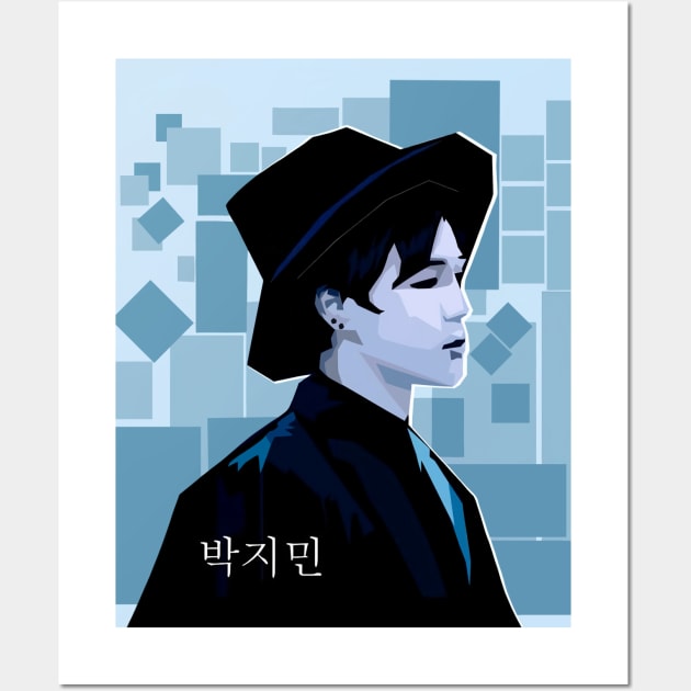 BTS Jimin Fanart Wall Art by Art Farsuf